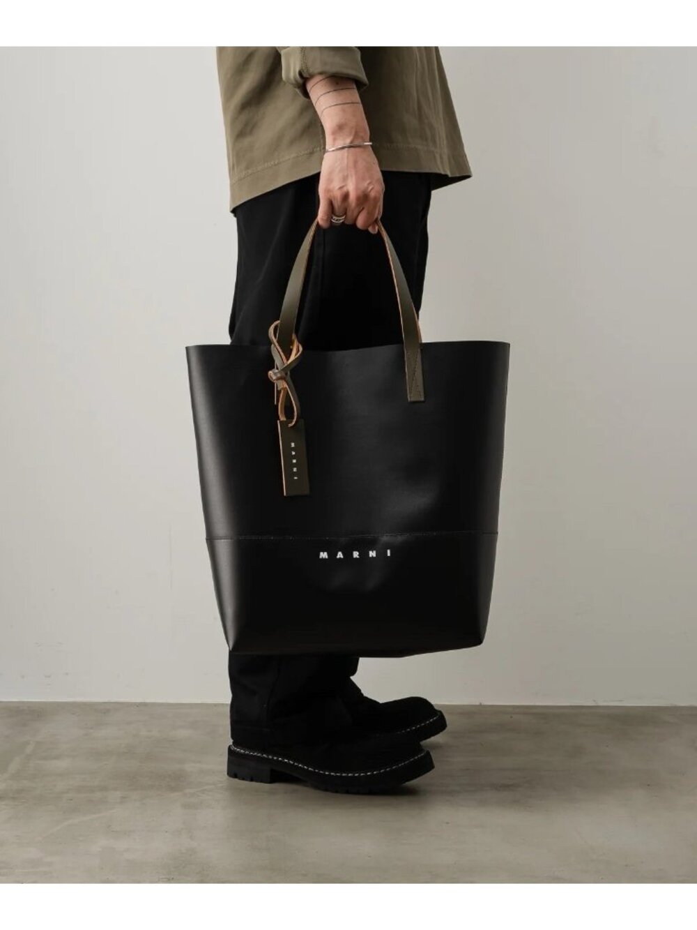 Marni Tote Bag N/S in Black